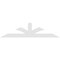 Ekena Millwork Richland Architectural Grade PVC Gable Bracket, 96"W x 24"H x 2"D x 6"F, 6/12 Pitch GBP096X24X0206RIC00 - alternate 3